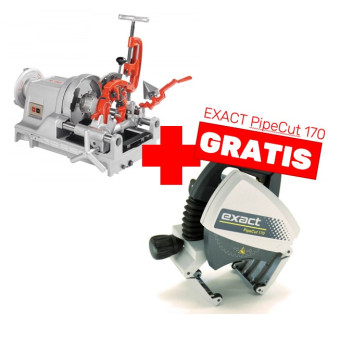 RIDGID Modell 1233 Gewindeschneidmaschine elektrisch bis 3" + GRATIS EXACT Säge 