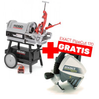 RIDGID Modell 1224 Gewindeschneidmaschine elektrisch bis 4" + GRATIS EXACT Säge 