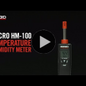 RIDGID Micro HM-100 Temperatur-/Feuchtigkeitsmesser